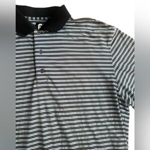 Men’s FootJoy Stripe Golf‎ Polo Shirt Size XL